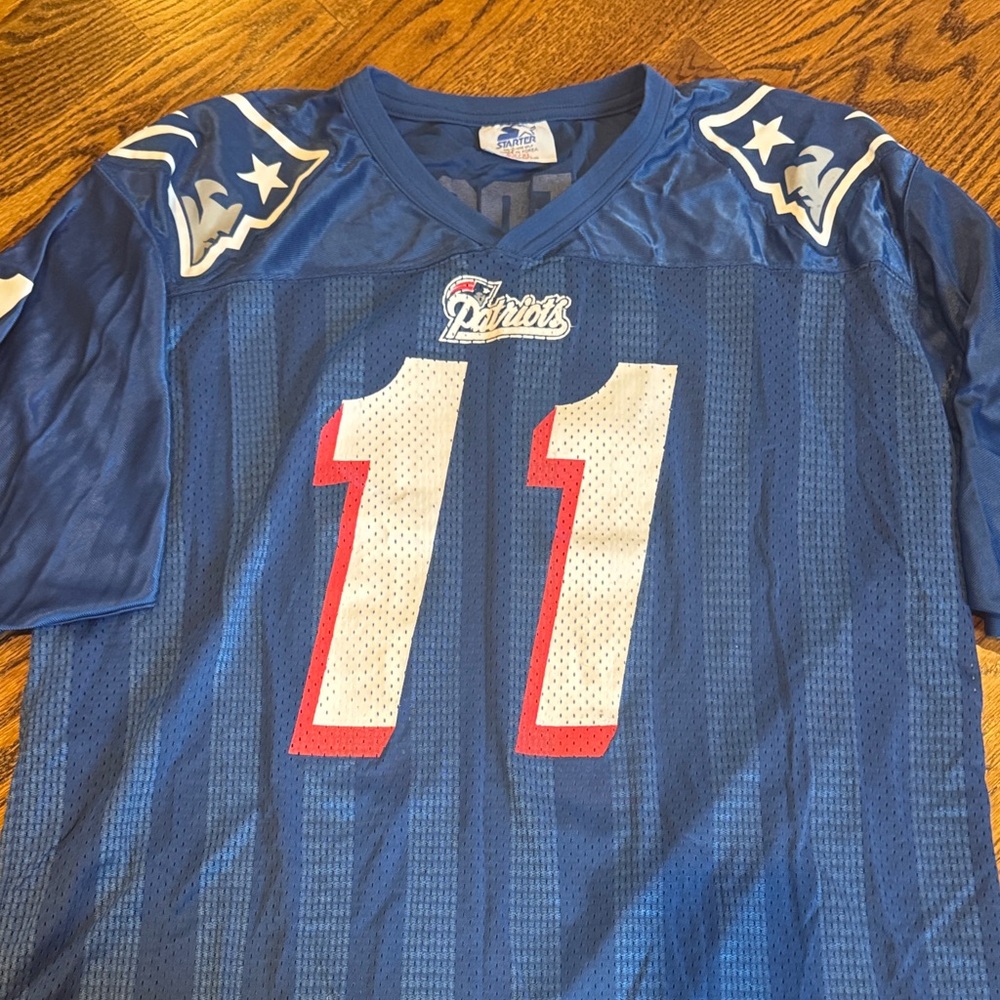 Starter Blue Mesh Athletic Jersey Patch - image 4